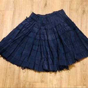 Small Blue Boho Skirt